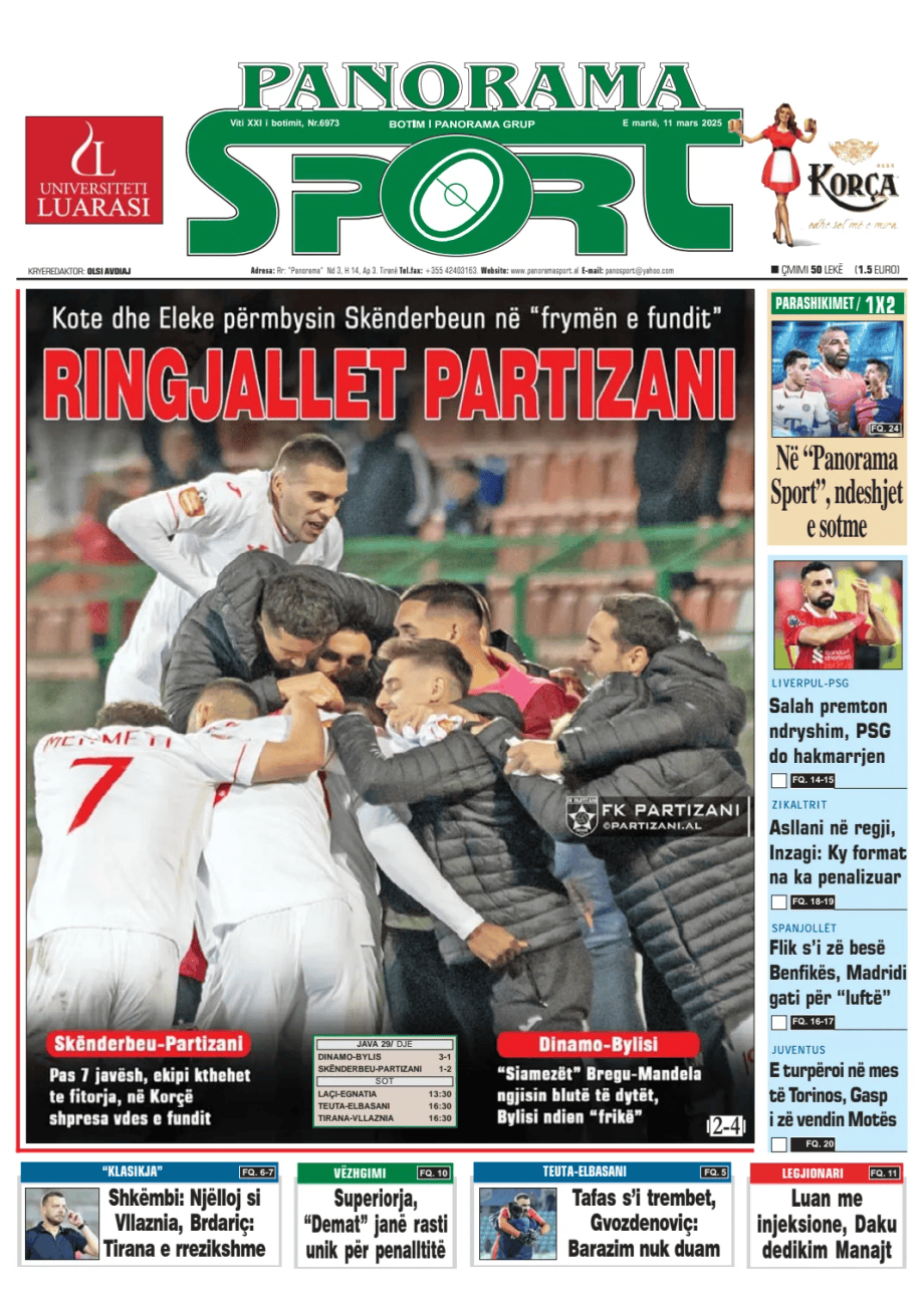 Prima-pagina-Panorama Sport-oggi-edizione-di-oggi-20250311